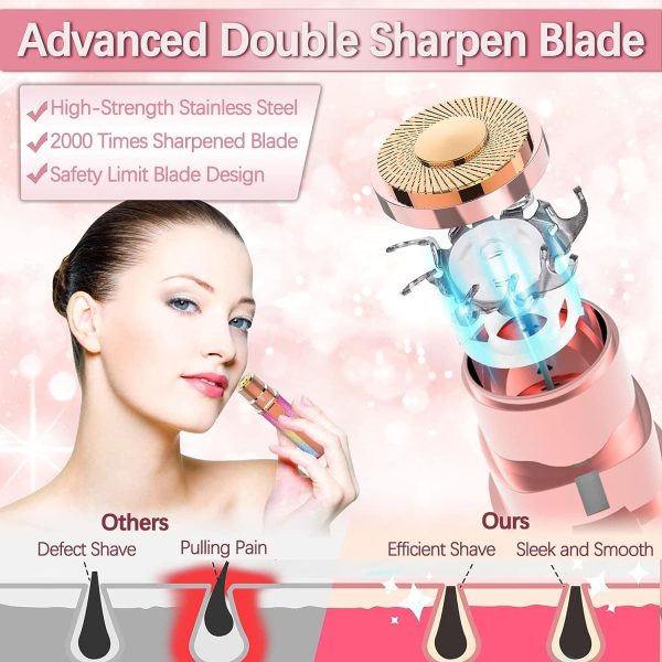 2 in 1 Flawless Facial Machine Razor