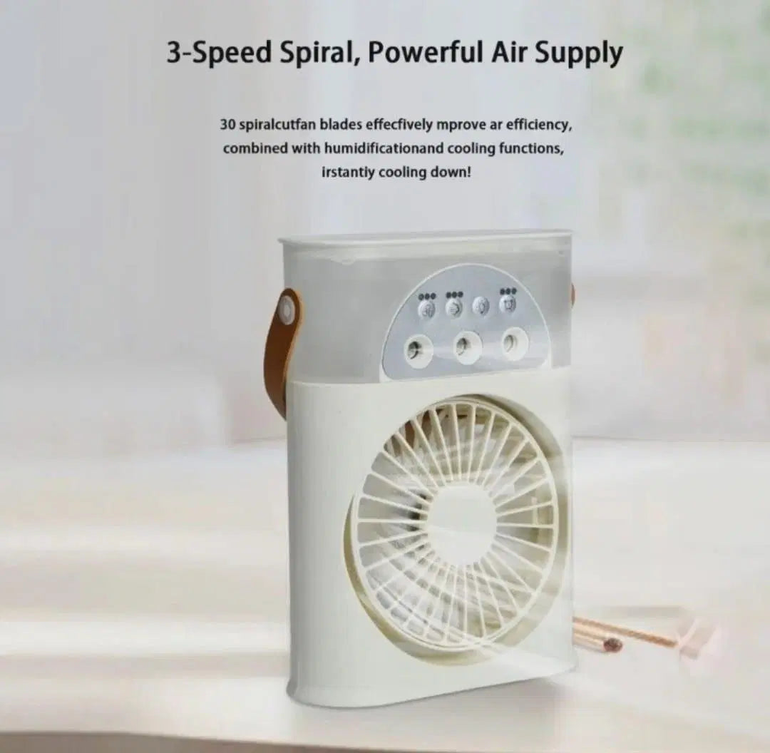 Portable Mini Air Conditioner Mist Fan 10-Inch