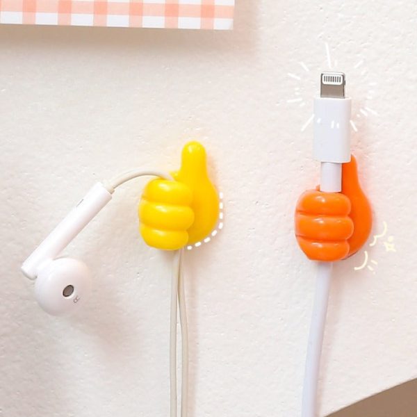Creative Silicone Thumb Wall Hooks pack of 10
