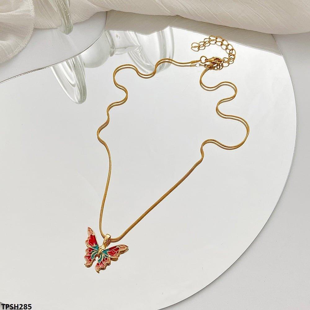 Layer Painted Butterfly Pendant