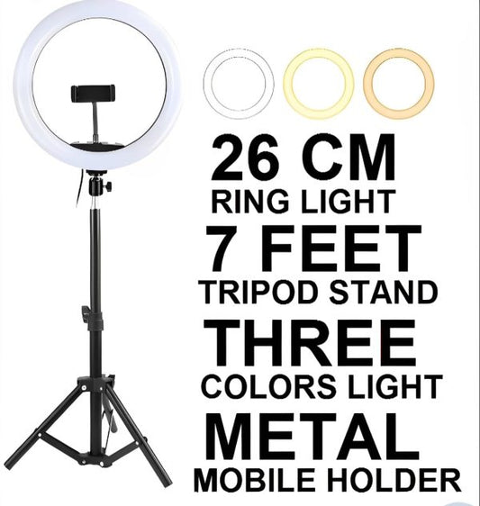 Ring Light With Mobile Holder