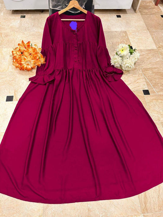 Stylish Georgette Full Abaya-1Piece
