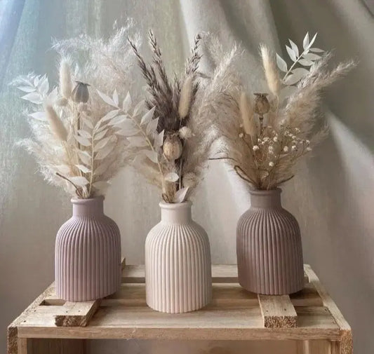 Mini Stone Vase - 1 Piece Accent for Home Decor