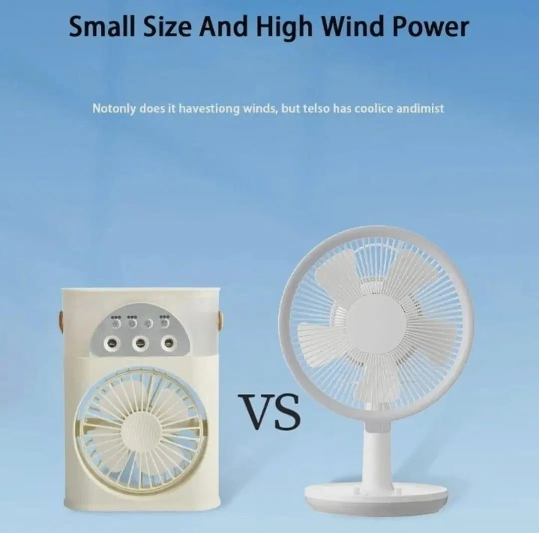 Portable Mini Air Conditioner Mist Fan 10-Inch