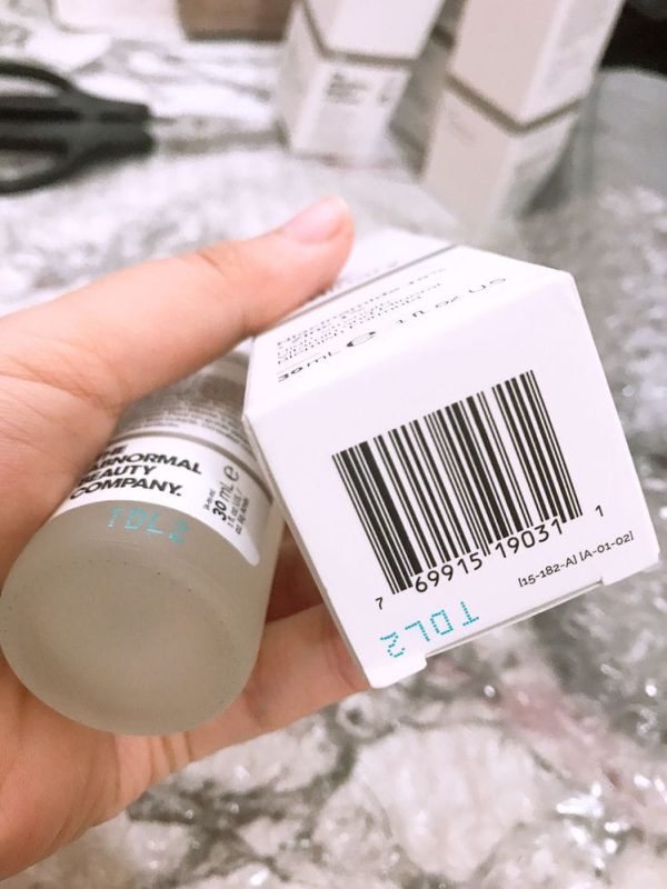 The Ordinary Serum With Batch Code Niacinamide 10% + Zinc 1%