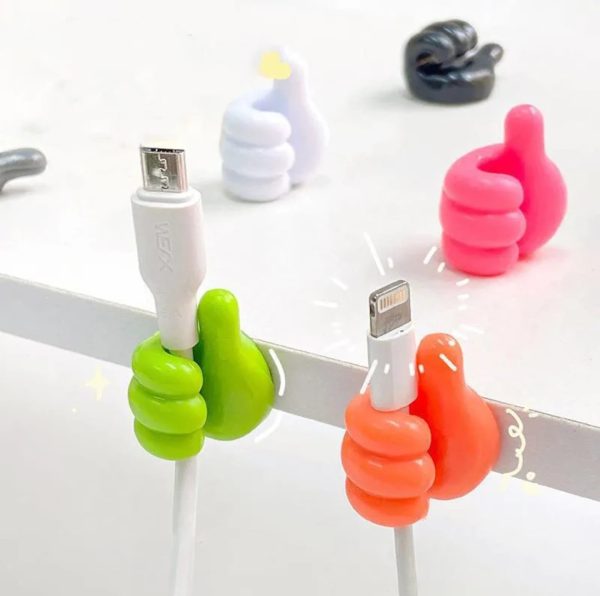 Creative Silicone Thumb Wall Hooks pack of 10
