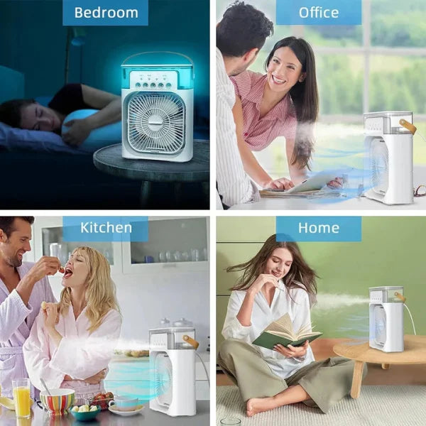 Portable Mini Air Conditioner Mist Fan 10-Inch