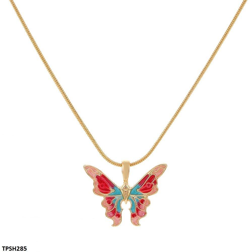 Layer Painted Butterfly Pendant